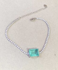 Pulseira riviera turmalina