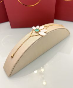 Pulseira flor resina 16cm+3cm