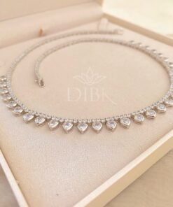 Colar riviera coração