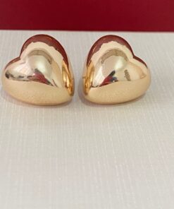 Brinco coração liso