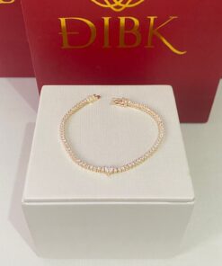 Pulseira riviera coração