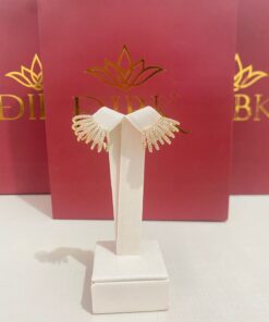 Brinco earcuff cravejado