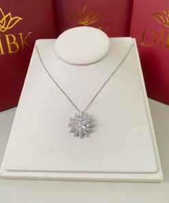 Colar flor giratória