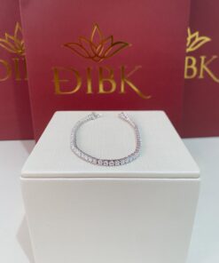 Pulseira riviera quadrada