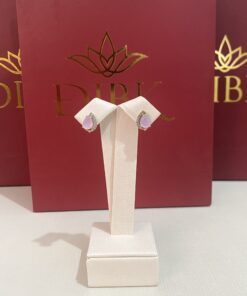 Brinco gota lilás