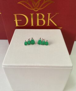 Brinco earcuff esmeralda