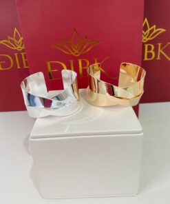 Bracelete liso enrolado