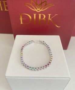 Pulseira riviera coração