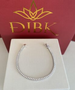 Pulseira riviera quadrada