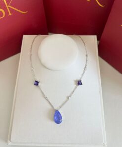 Colar gota lilás