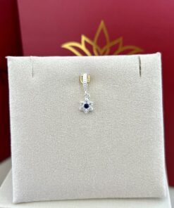 Berloque flor azul