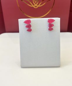 Brinco earcuff pink