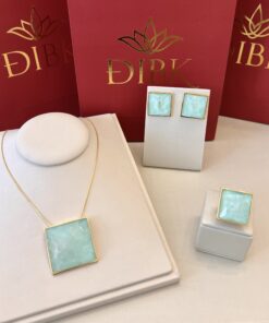 Conjunto quadrado cristal