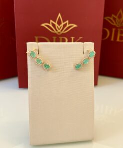 Brinco earcuff turmalina