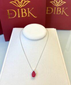 Colar gota pink