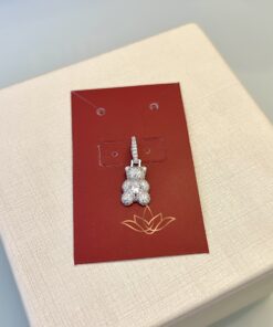 Pingente urso cravejado