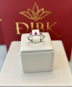 Anel coroa pink