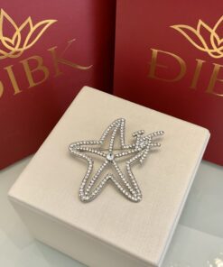 Broche estrela cravejado