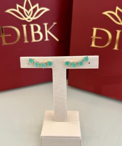 Brinco earcuff turmalina