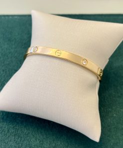 Bracelete cartier com ponto de luz