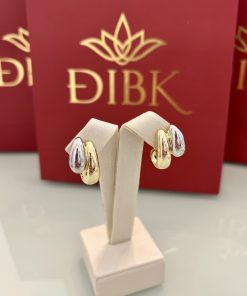Brinco design dois tons