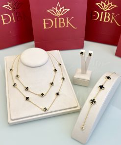 Conjunto van cleef preto