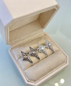 Brinco estrela cravejada