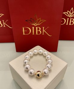 Pulseira ímã pérolas