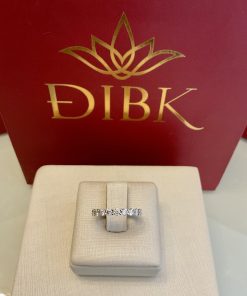Anel aparador moissanite