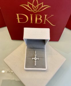 Pingente cruz cravejado