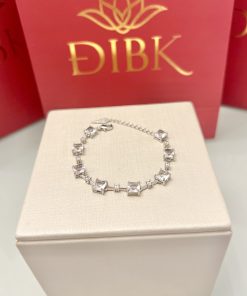 Pulseira riviera quadrada