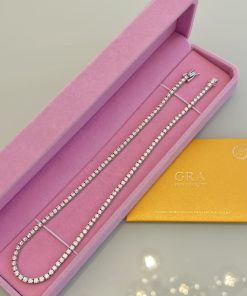 Colar riviera moissanite 4mm