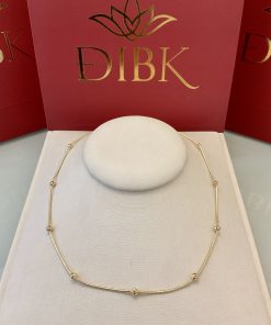 Choker bolas vazadas