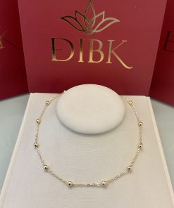 Choker bolas 34,5cm+5cm