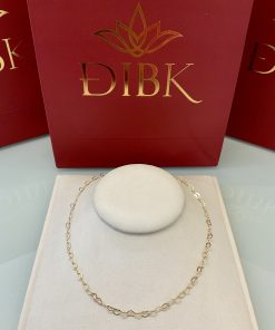 Choker coração vazado 35cm+5cm