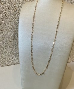 Colar  coração vazado 60CM