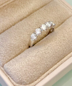 Anel Moissanite 4mm
