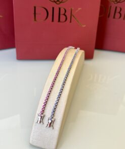 Pulseira riviera 3 pontas 19CM