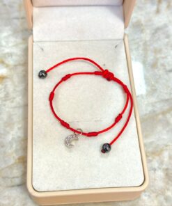 Pulseira 7 nós pingente lua