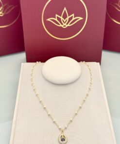 Colar pérolas nossa senhora aparecida
