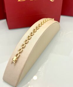 Pulseira quadrada cravejada