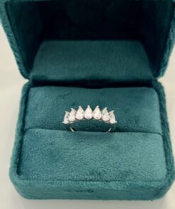 Anel Moissanite gotas