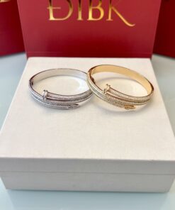 Bracelete prego cravejado