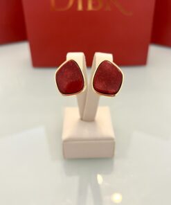 Brinco Feldspato vermelho