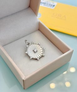 Pingente mandala Moissanite