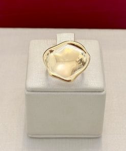 Anel design orgânico liso