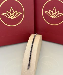 Pulseira Riviera negra 3MM