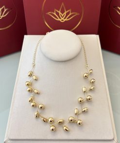 Choker esferas lisas 33CM+10CM