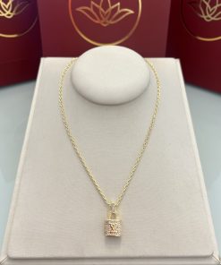 Colar cadeado Louis Vuitton