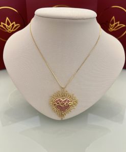 Colar Sagrado Coração de Jesus